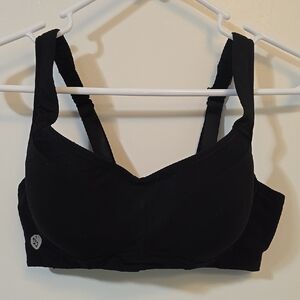 Torrid Black Mid Impact Underwire Sports Bra